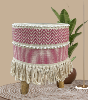 MACRAME BOHO STOOLS