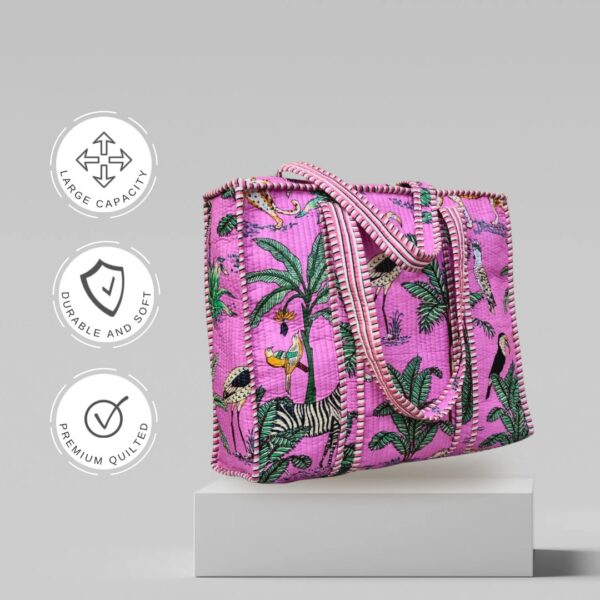 QUILTED SHOPPING JHOLA